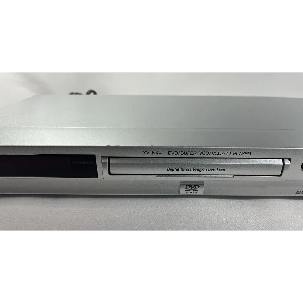 JVC XV-N44SL Silver DVD Player No Remote Tested Working